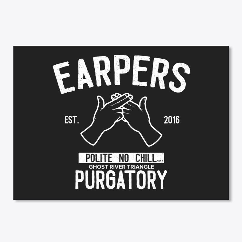 Earpers Sign White Font